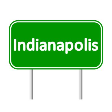 Indianapolis yeşil yol levhası