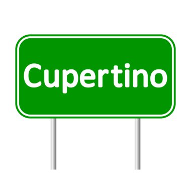 Cupertino yeşil yol işareti