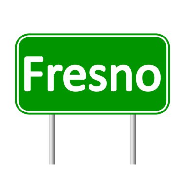 Fresno yeşil yol işareti