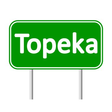 Topeka yeşil yol levhası