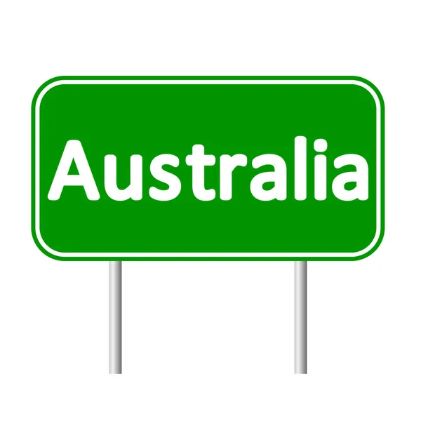 Australia road sign. — Stock Vector