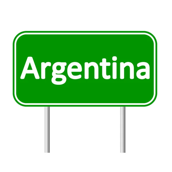 Señal de carretera Argentina . — Vector de stock