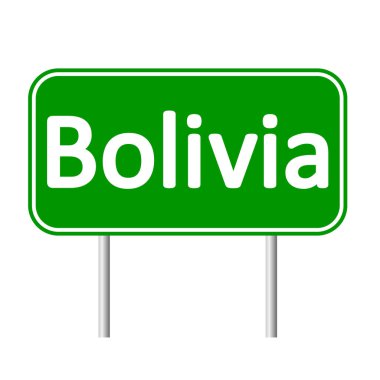 Bolivya yol levhası.