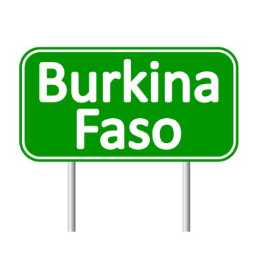 Burkina Faso yol işareti.