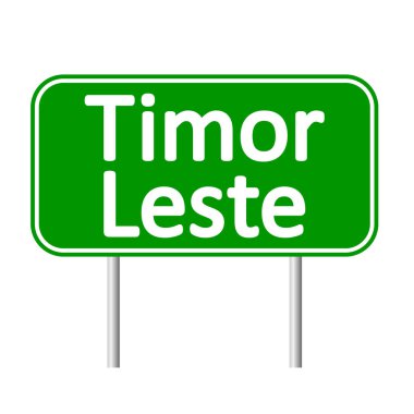 Timor Leste yol işareti.
