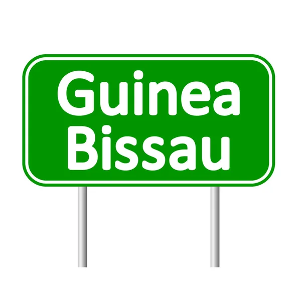 Señal de carretera de Guinea-Bissau . — Archivo Imágenes Vectoriales