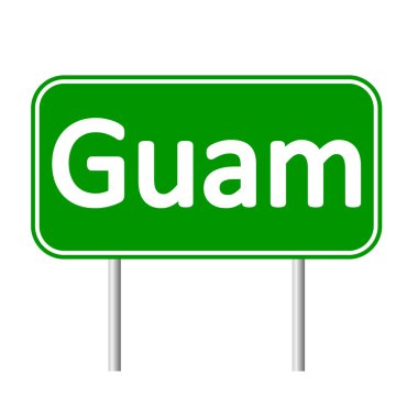 Guam yol levhası.