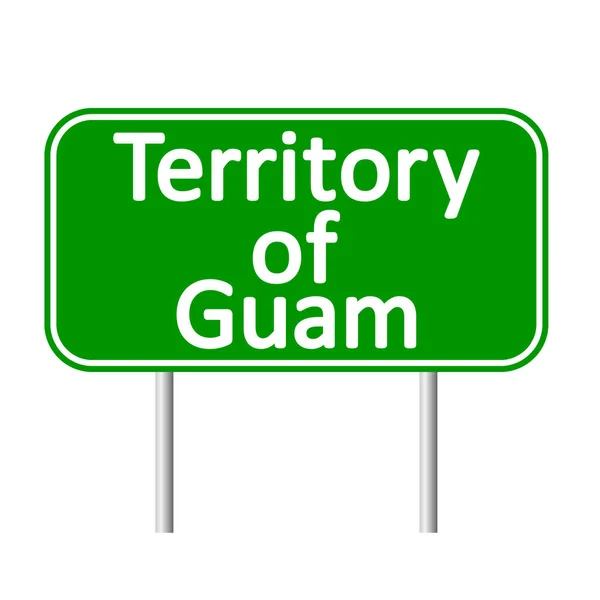 Guam sinal de estrada . — Vetor de Stock