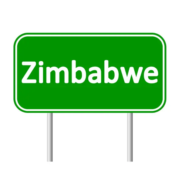 Дорожный знак Зимбабве . — стоковый вектор
