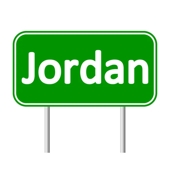 ヨルダンの道路標識. — ストックベクタ