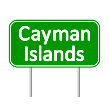 Cayman Adaları yol işareti.
