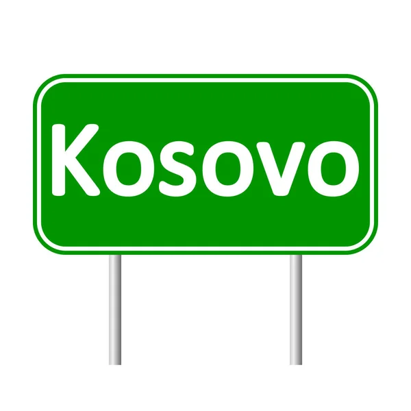 Дорожный знак Косова . — стоковый вектор