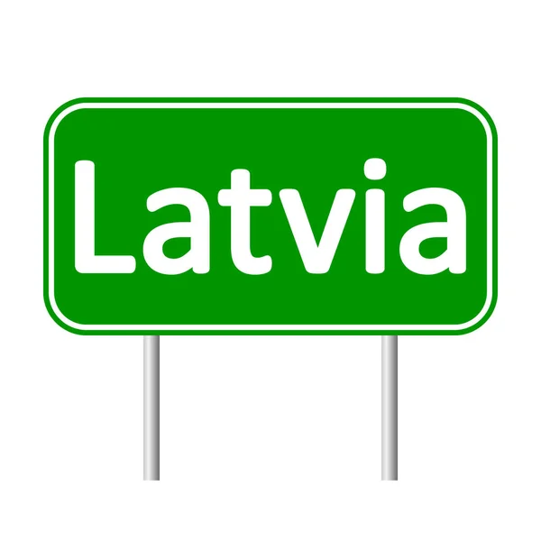 Latvia road sign. — Stock Vector