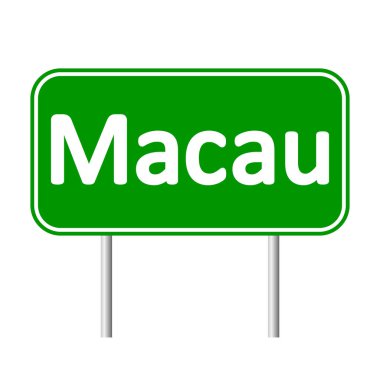 Macau yol işareti.