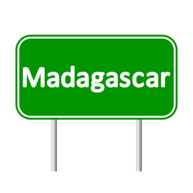 Madagaskar yol işareti.