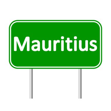 Mauritius yol işareti.