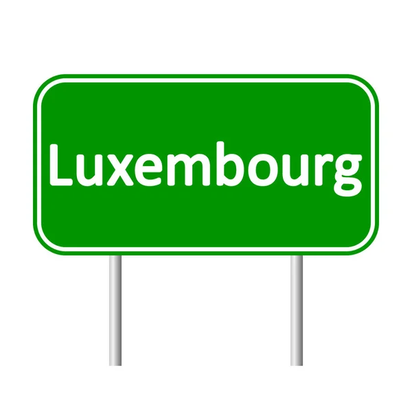 Luxemburg verkeersbord. — Stockvector