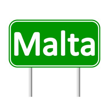 Malta yol levhası.