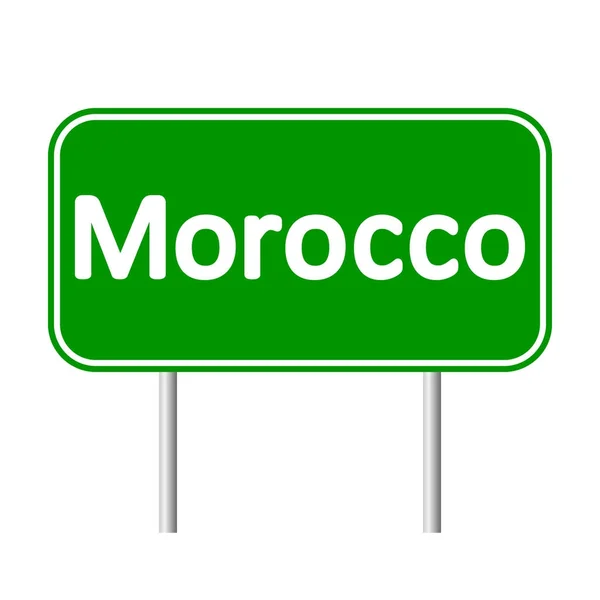 Znak drogowy Maroko. — Wektor stockowy
