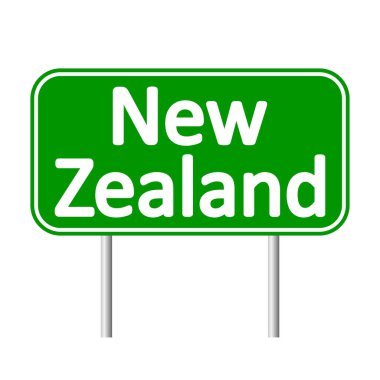 Yeni Zelanda yol işareti.