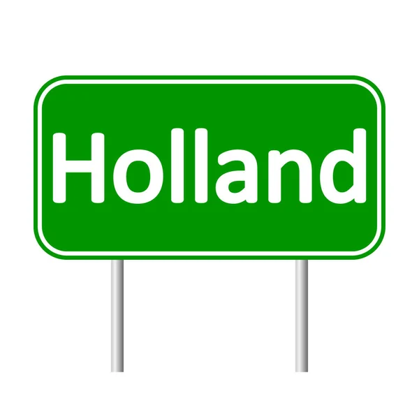 Holanda señal de tráfico . — Vector de stock