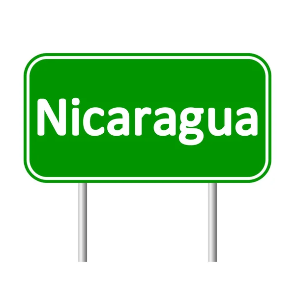 Nicaragua út jel. — Stock Vector