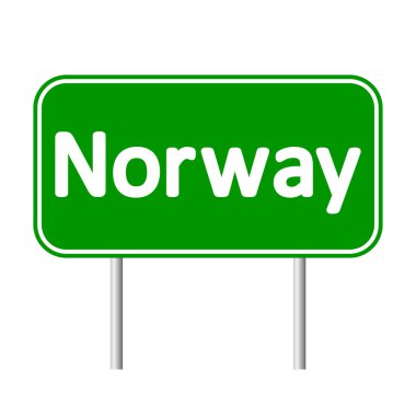 Norveç yol levhası.