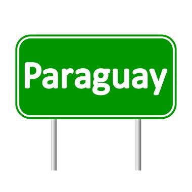 Paraguay yol levhası.