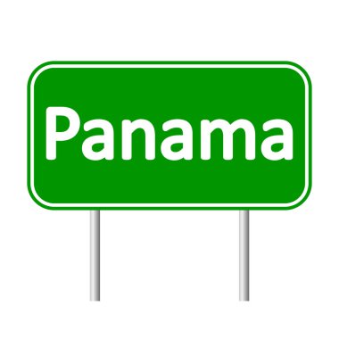Panama yol levhası.
