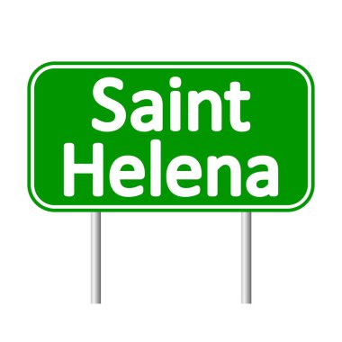 Saint Helena yol işareti.