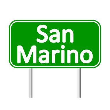 San marino yol levhası.