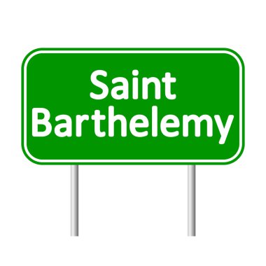 Saint-Barthelemy yol işareti.