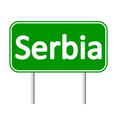 Sırbistan yol işareti.