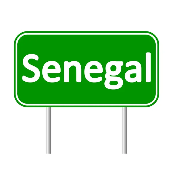 Дорожный знак Сенегала . — стоковый вектор