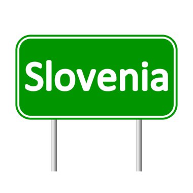 Slovenya yol levhası.