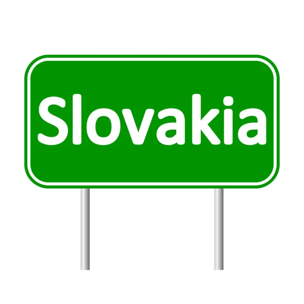 Slovakia road sign. — Stock Vector