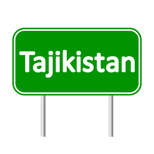Tadzjikistan verkeersbord. — Stockvector