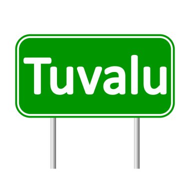 Tuvalu yol levhası.