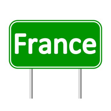 Fransa yol levhası.