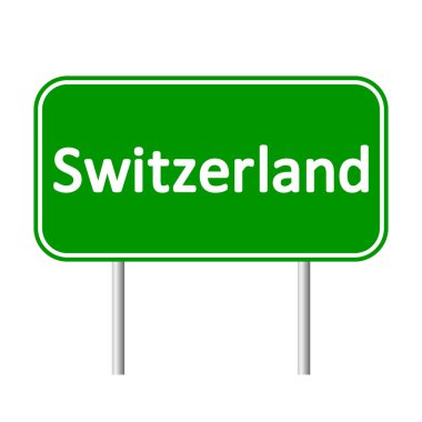 İsviçre yol levhası.
