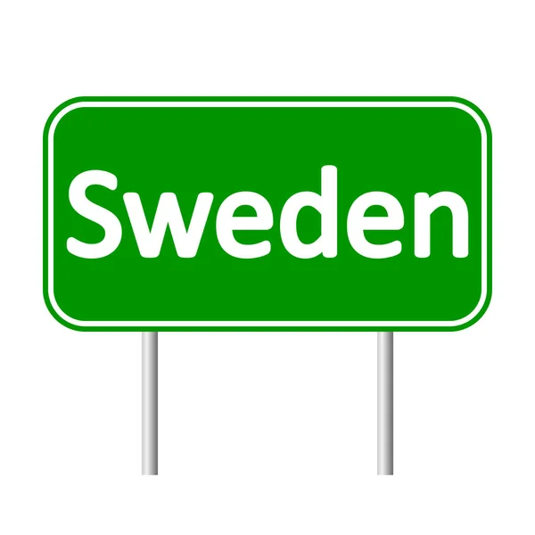 Швеція дорожній знак . — стоковий вектор