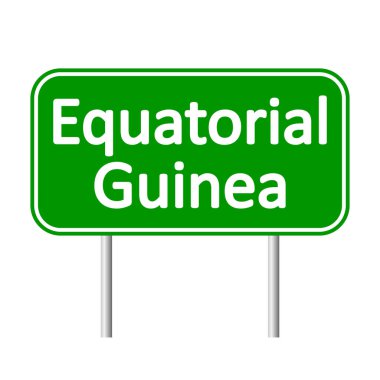 Ekvator Ginesi yol işareti.