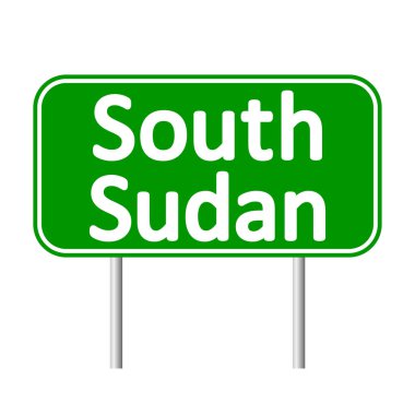 Güney Sudan yol işareti.