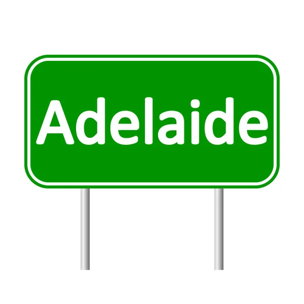 Adelaide verkeersbord. — Stockvector