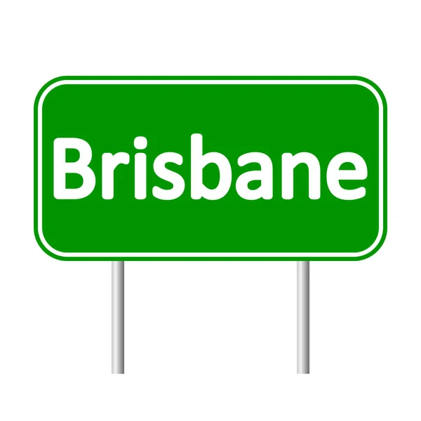 Brisbane road sign. — Stock Vector