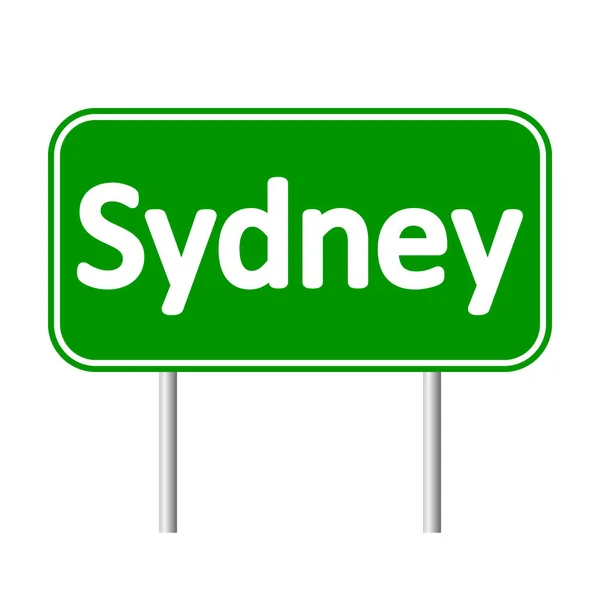 Sydney road sign. — Stock Vector