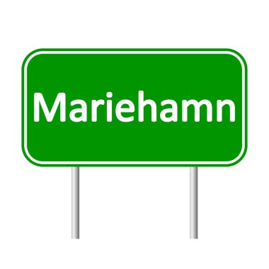 Mariehamn yol işareti.