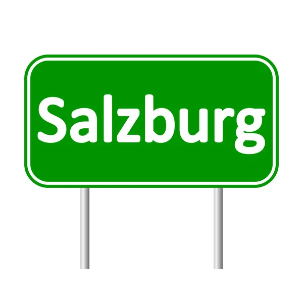 Salzburg yol işareti. — Stok Vektör