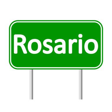 Rosario yol işareti.