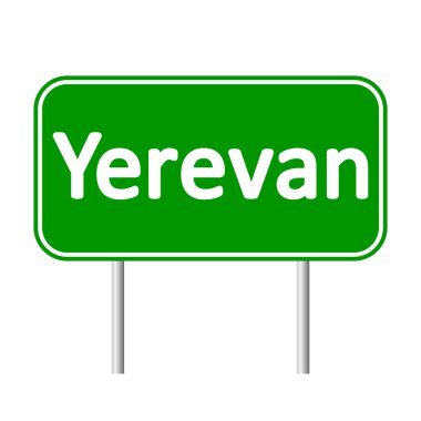 Yerevan yol işareti.